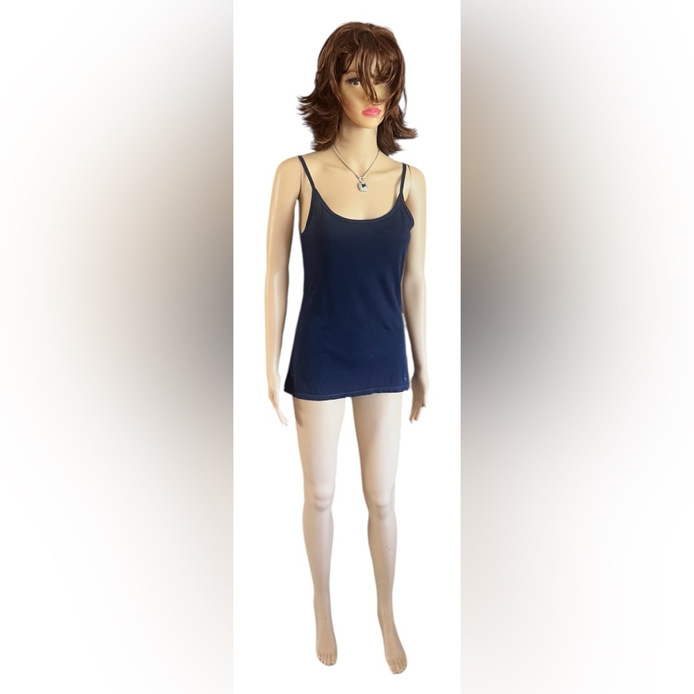 Abercrombie & Fitch Blue Sleeveless Fitted Camisole